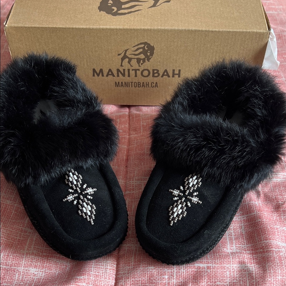 Manitobah suede moccasins